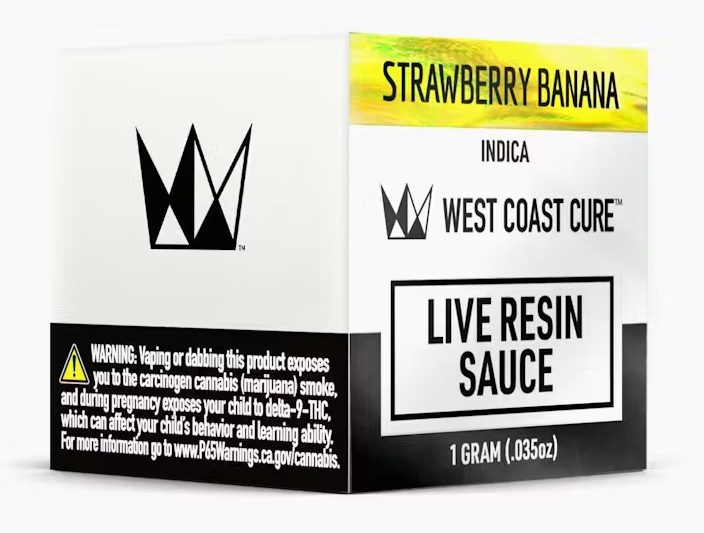 Strawberry Banana Live Resin Sauce by West Coast Cure
