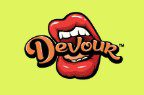 "Devour - Elevating the Standard in Luxury Cannabis Products" Devour Brand Logo - Premium Cannabis and Diamond-Coated Prerolls